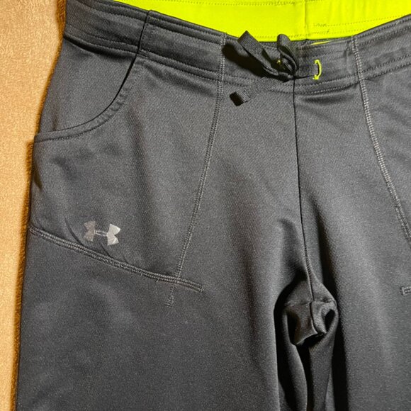 Under Armour Women Small Black Semi-Fitted Heat Gear Catalyst Activewear Pant - Picture 5 of 10